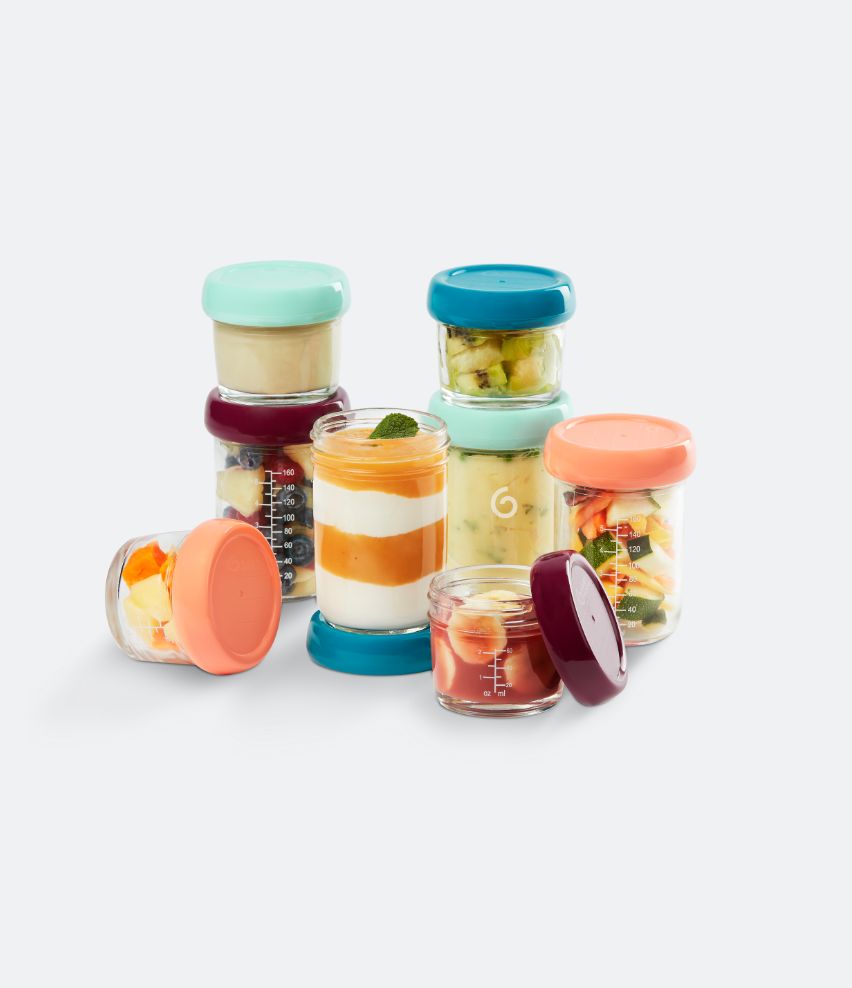 Glass Tupperware 16 Pack Glass Jars 350ml Small Clear Airtight