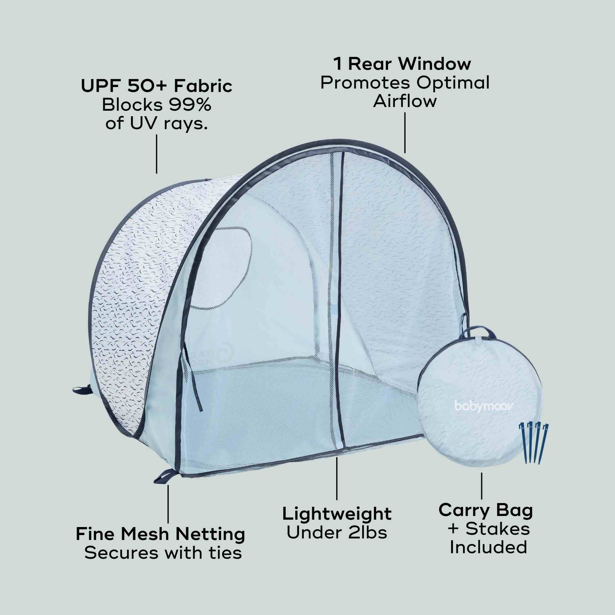 Anti-UV Lite Baby & Toddler Beach Tent
