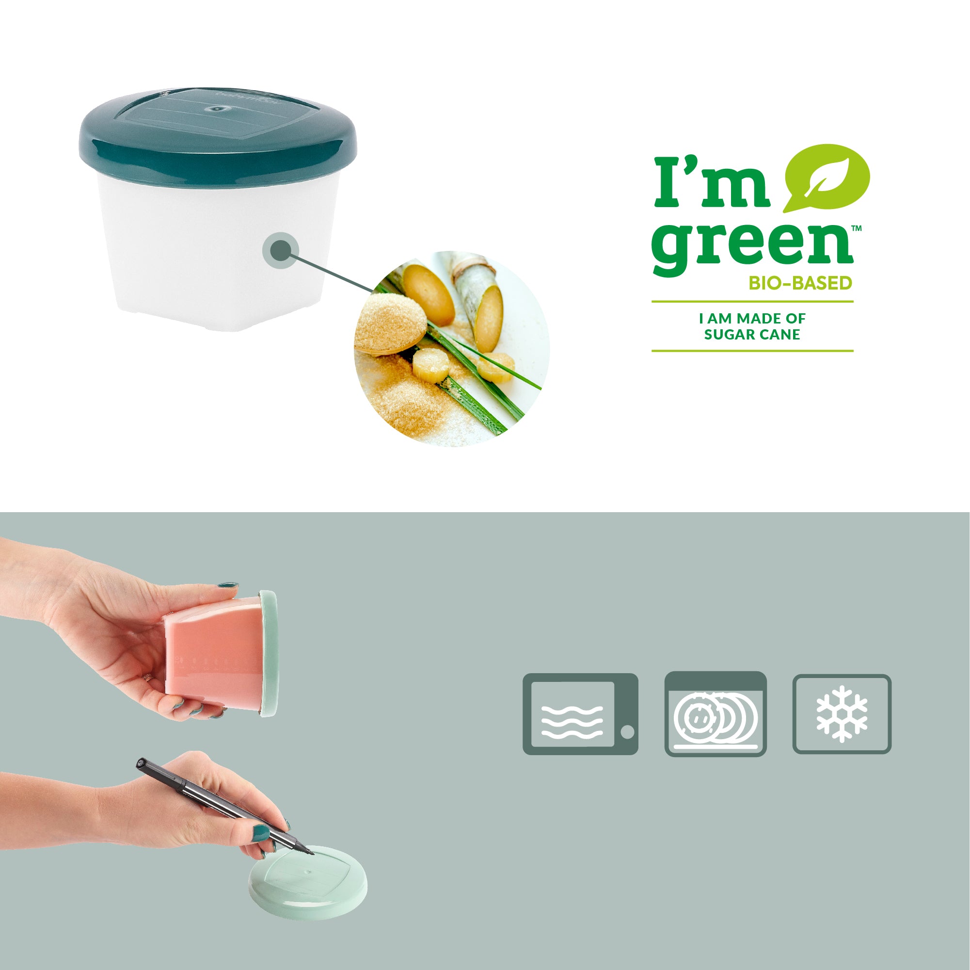 Eco-Friendly Baby Food Jar Storage Container Sets