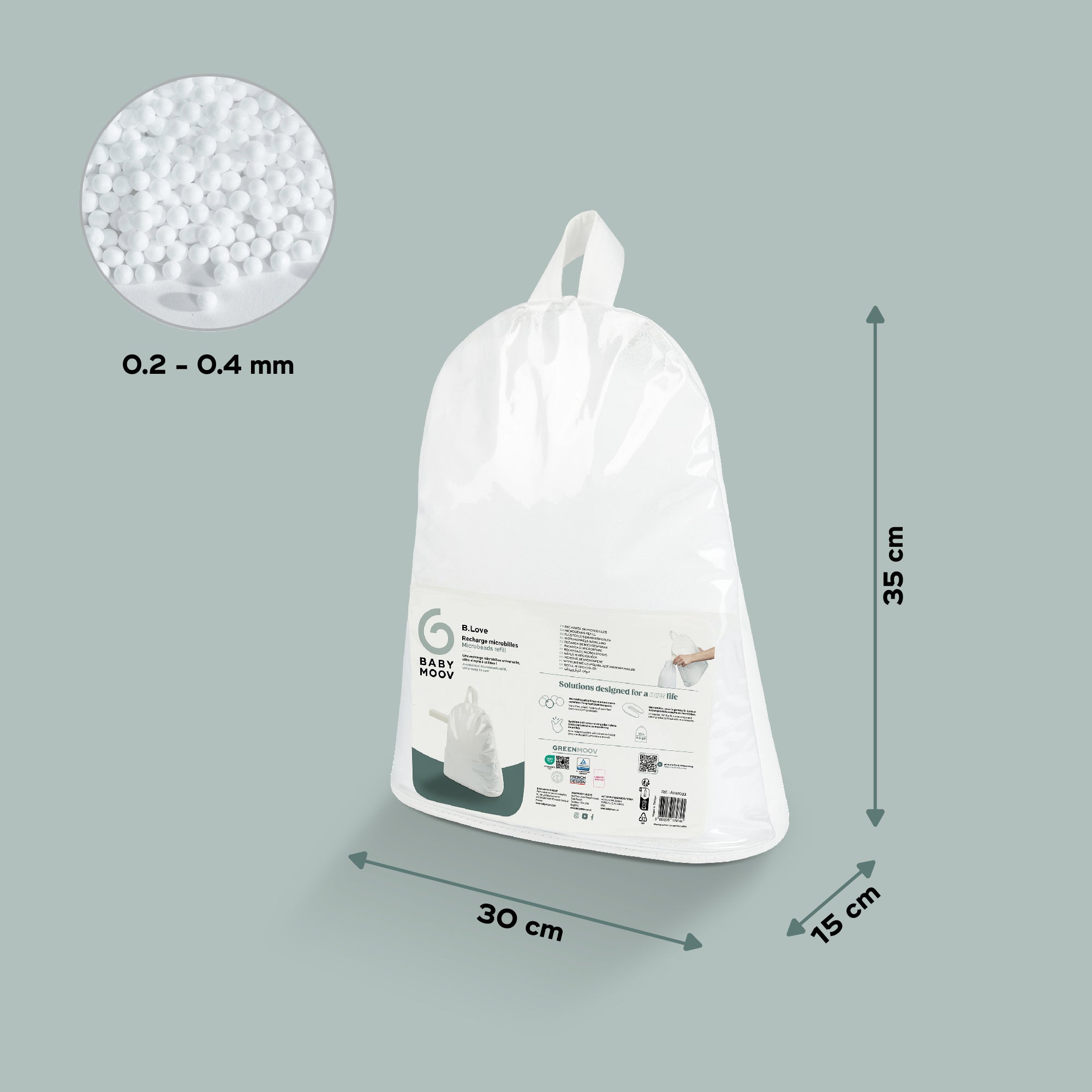 B.Love Pregnancy & Nursing Pillow Microbeads Refill