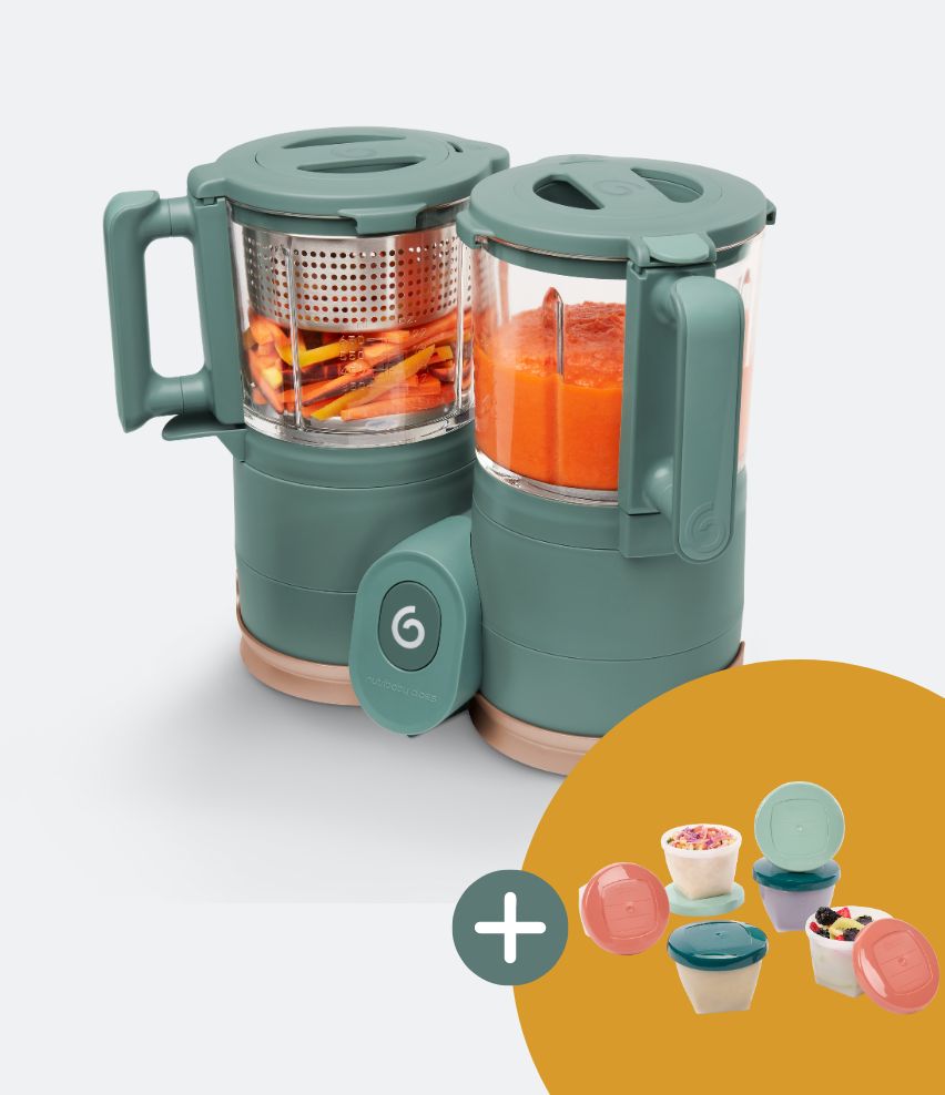 Baby food maker hot sale with glass container