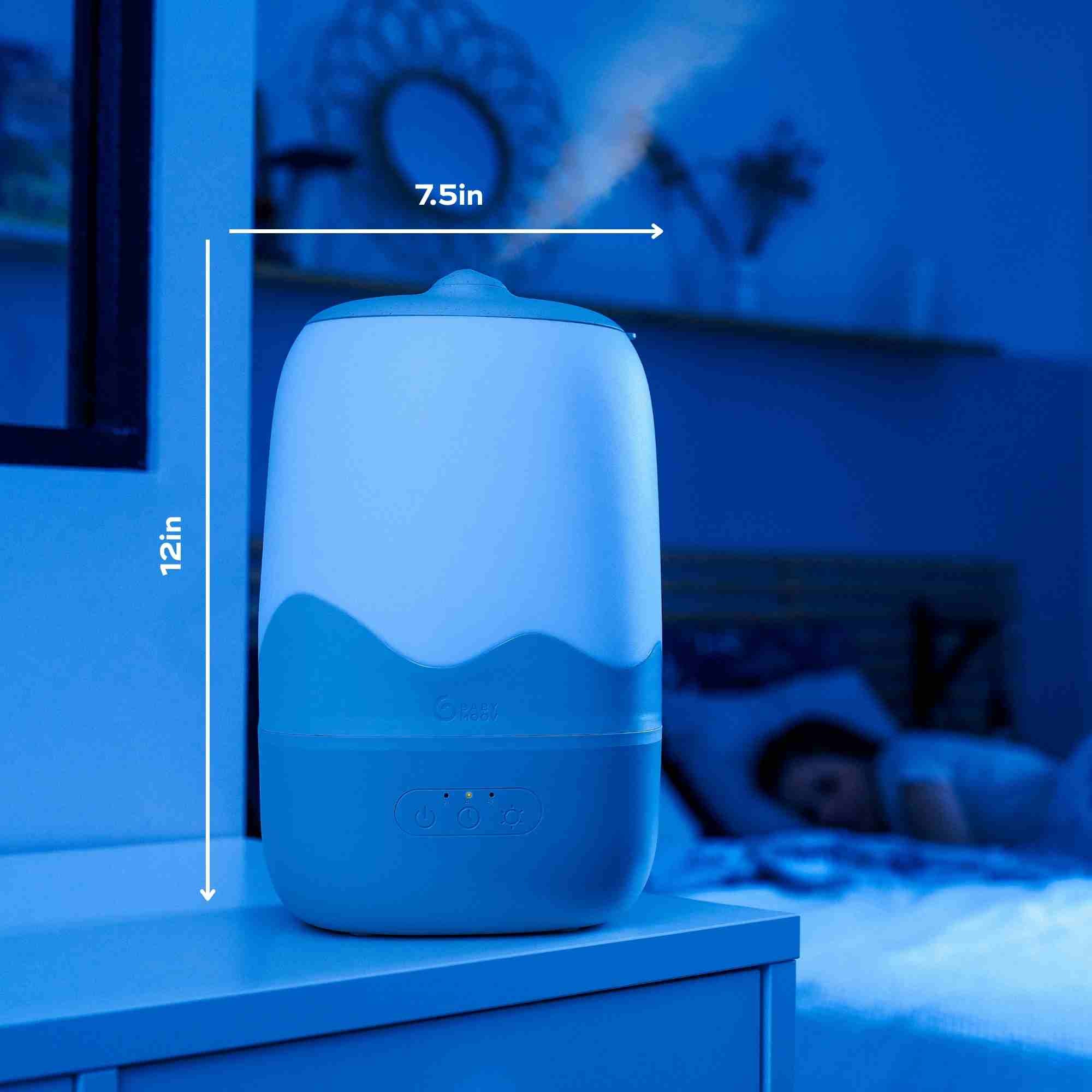 Wave 3-in-1 Cool Mist Baby & Toddler Humidifier – Diffuser & Nightlight