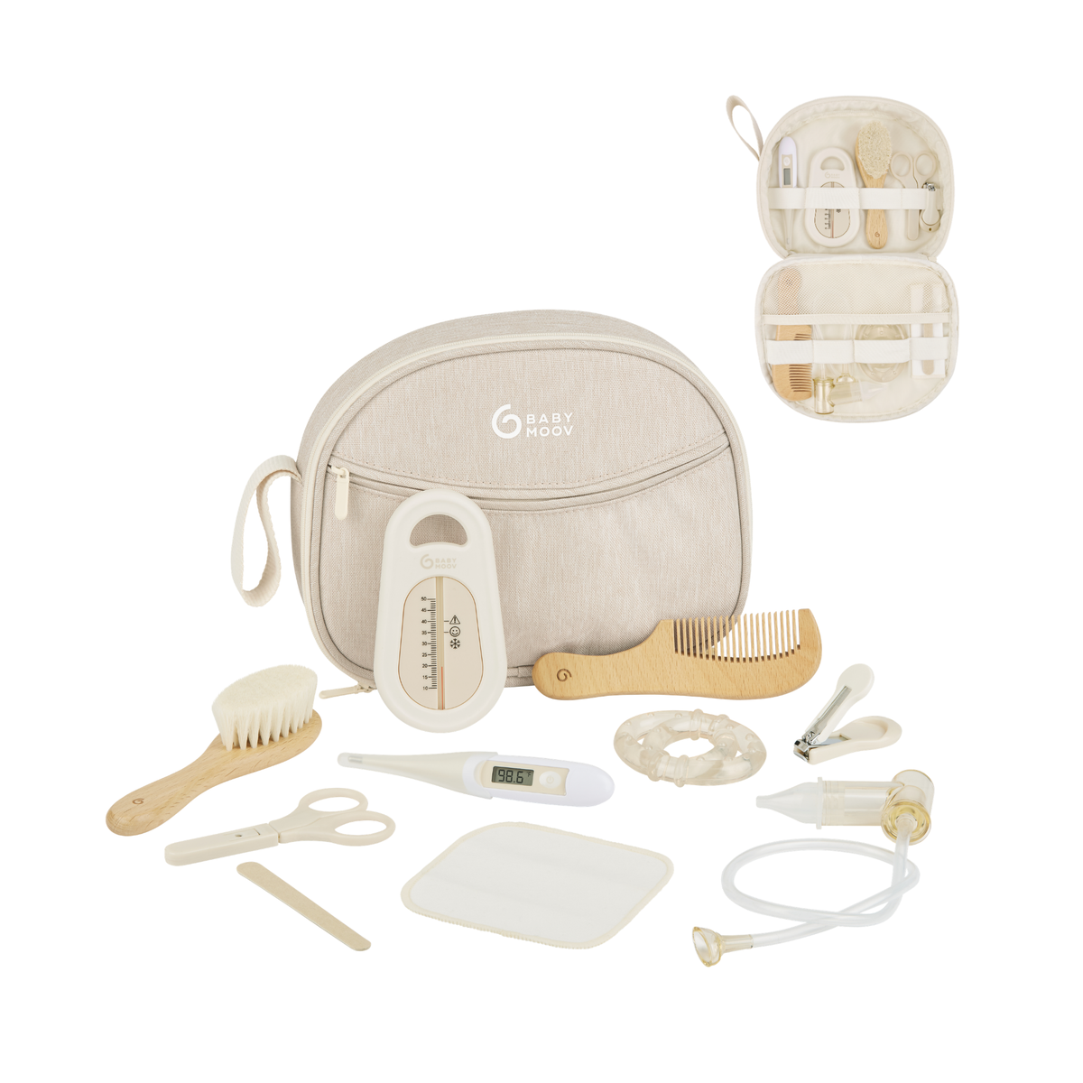 Babymoov Baby Grooming & Travel Kit — 10-piece newborn care set