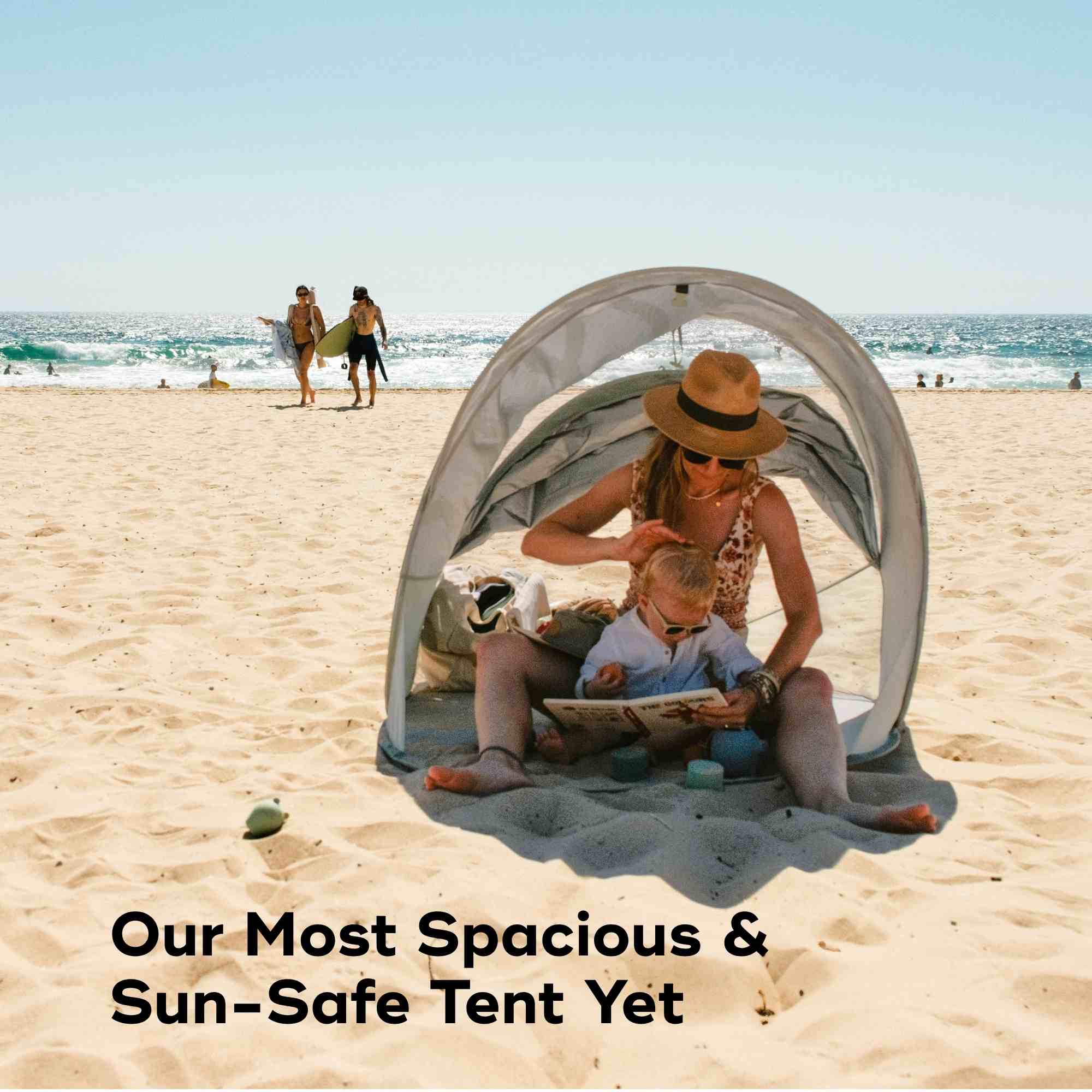 OPEN BOX Moov & Protect Anti-UV Cooling Beach Tent