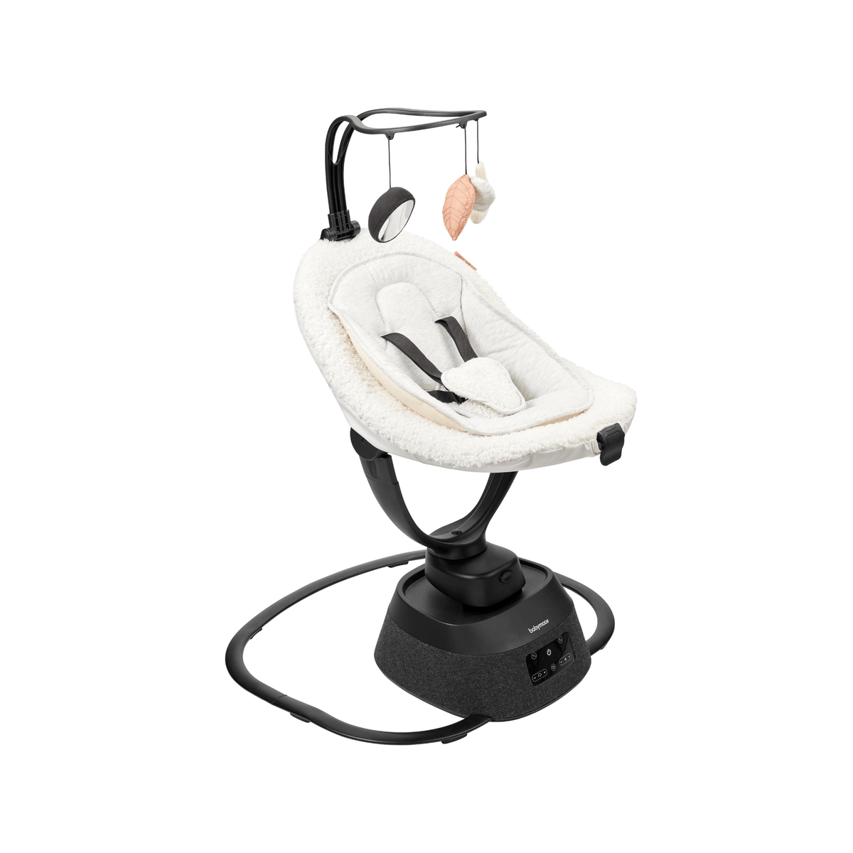 #color_curlywhite Babymoov Swoon Evolution Connect smart baby swing with app control