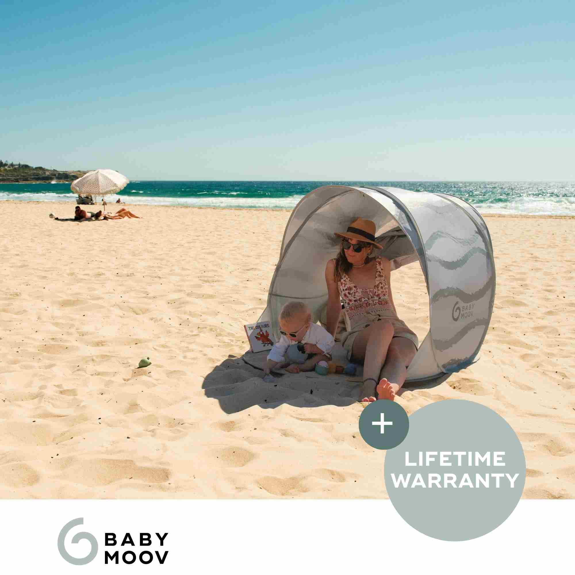 OPEN BOX Moov & Protect Anti-UV Cooling Beach Tent