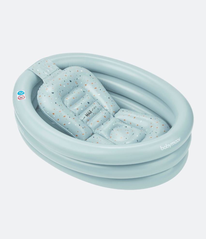 Aquadots Inflatable Travel Baby Bath and Paddling Pool 0+ I Babymoov