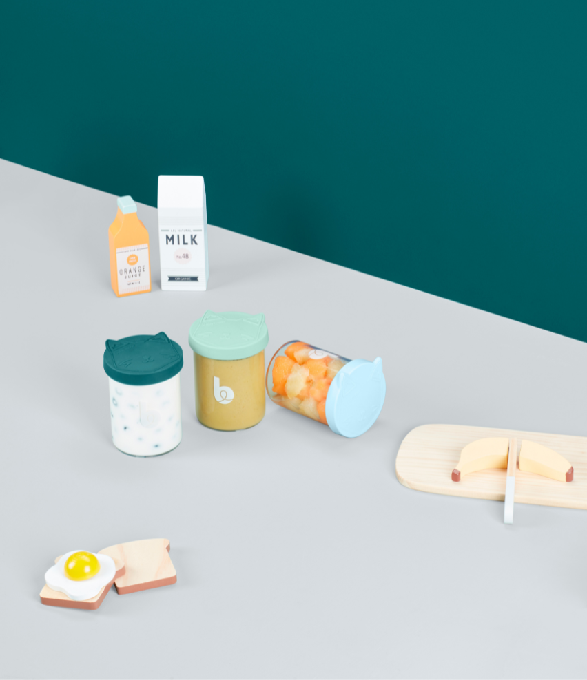 Isy Jars - Premium Glass Baby Food Storage Container Sets