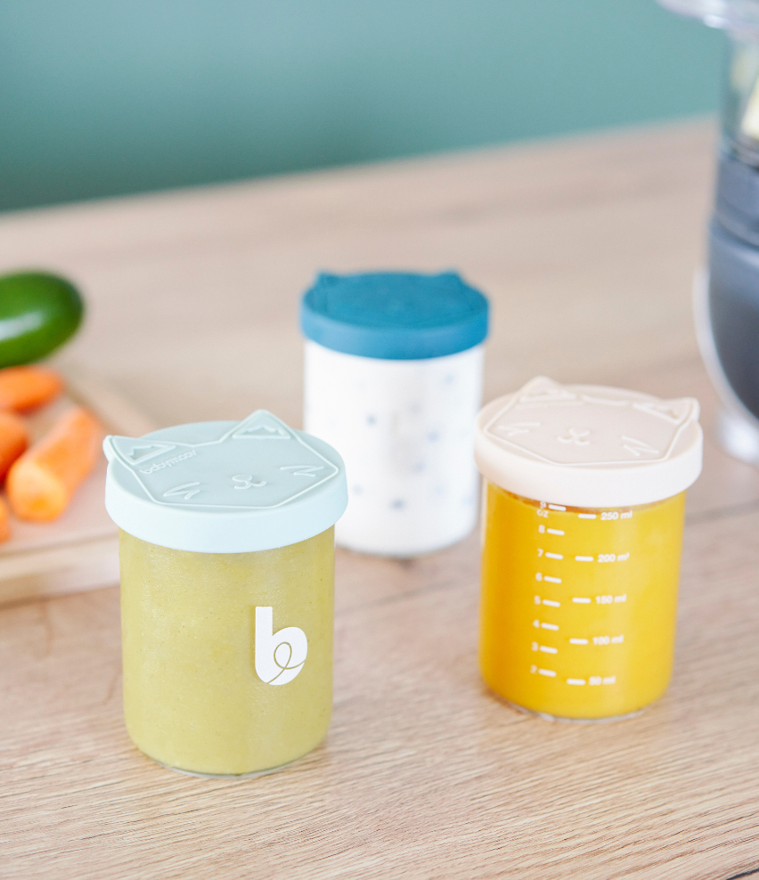 Isy Jars - Premium Glass Baby Food Storage Container Sets