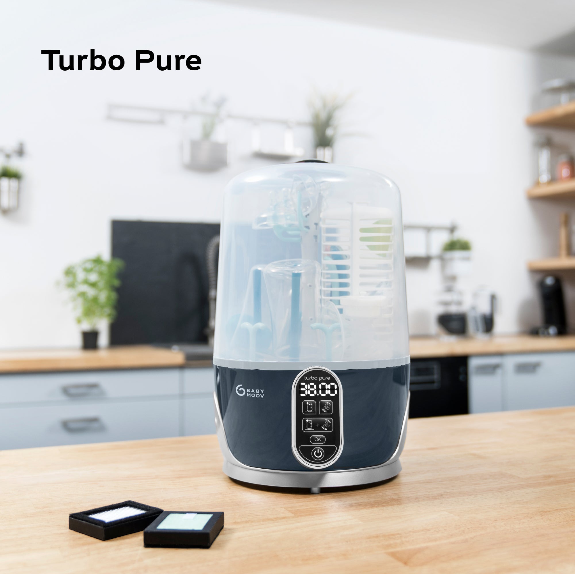 Turbo Pure 3-in-1 Steriliser, Dryer & Purified Bottle Storage