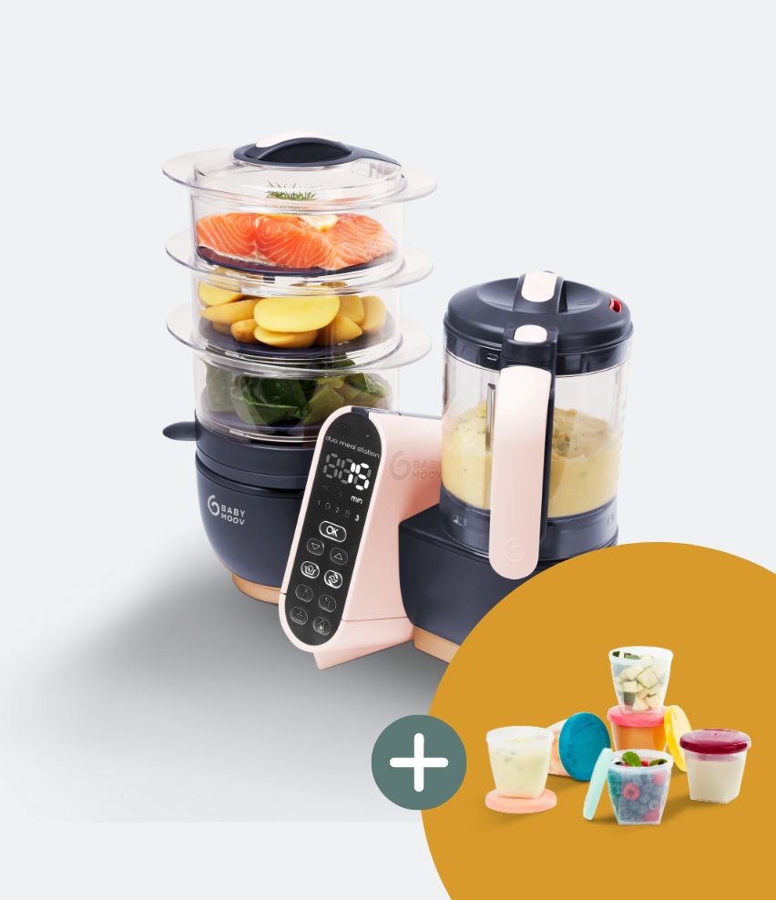 Duo Meal Station Food Maker Babymoov - Steams and Blends | Babymoov US®