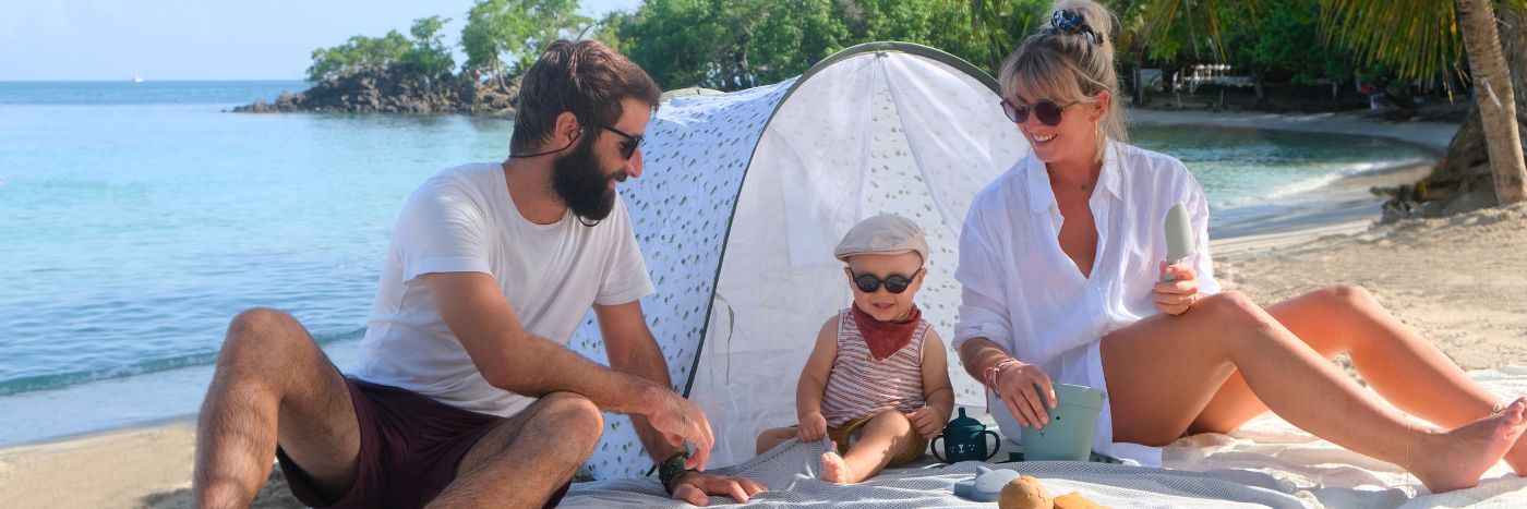 anti uv beach tent for baby babymoov