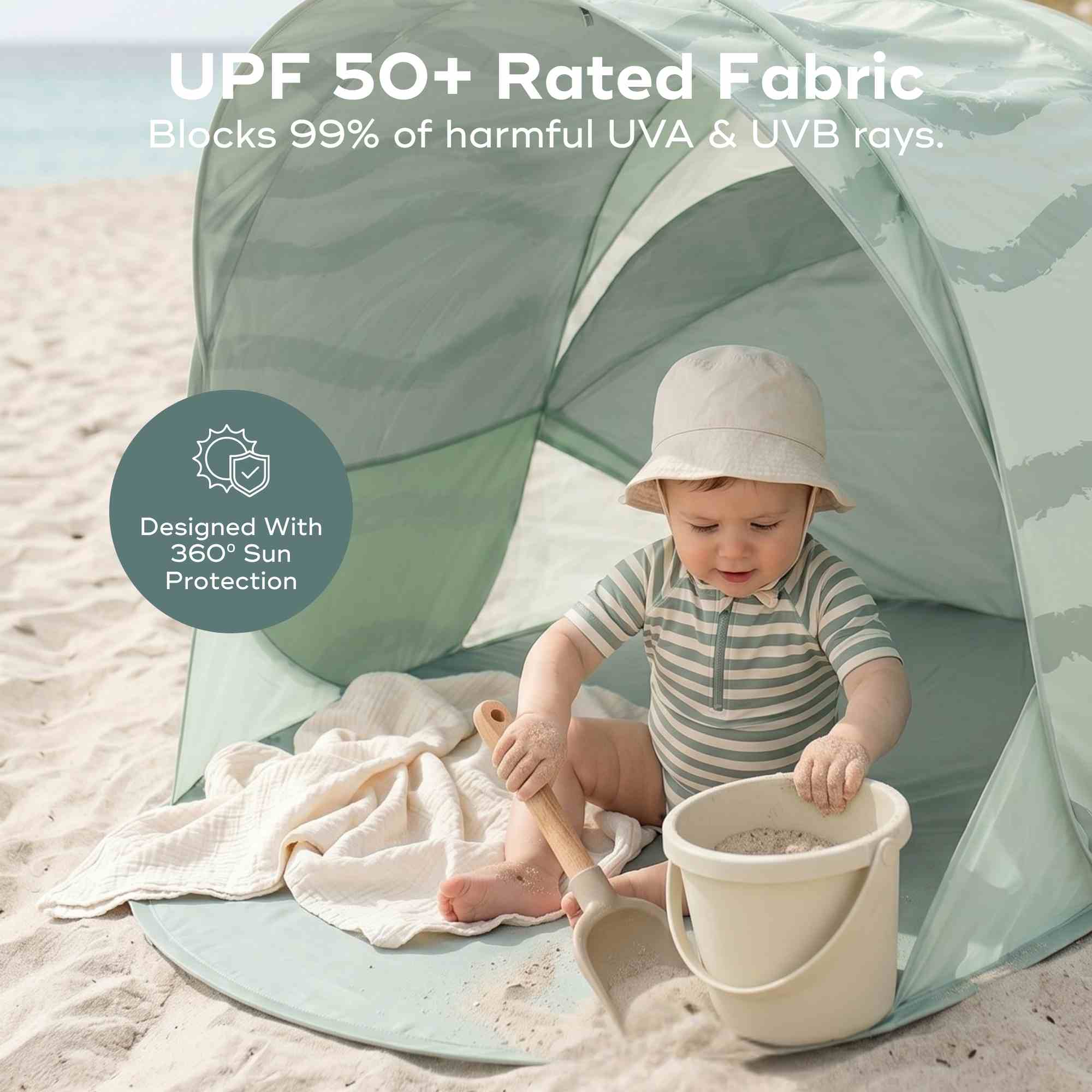 Moov & Protect Anti-UV Cooling Beach Tent